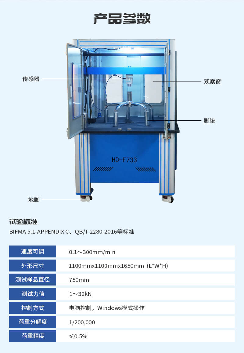 HD-F733-2電腦式椅子五爪抗壓測(cè)試機(jī)-03 HD-F733-2電腦式椅子五爪抗壓測(cè)試機(jī)-03